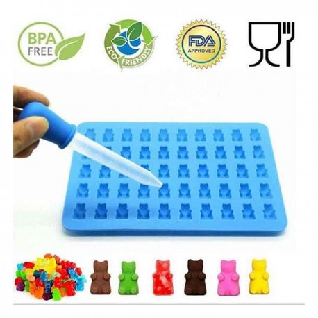 Moule Nounours en silicone en forme d'ours Moule Nounours en silicone en forme d'ours