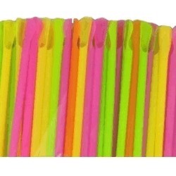 Cuillères à glace plastique. Petites cuillères plastique multicolore pour  les pots de glaces, les cornets